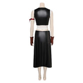 Game Final Fantasy VII Rebirth (2024) Tifa Black Set Outfits Cosplay Costume Halloween Carnival Suit